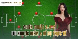 chiến thuật 4-4-2: ưu nhược điểm & ví dụ thực tế
